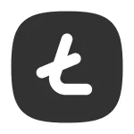 Litecoin Square SVG Icon